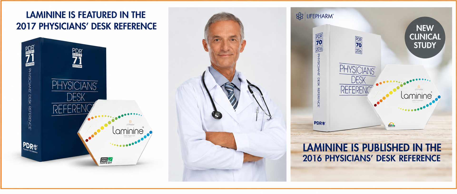 Laminine w Physicians' Desk Reference (PDR) 2016 i 2017